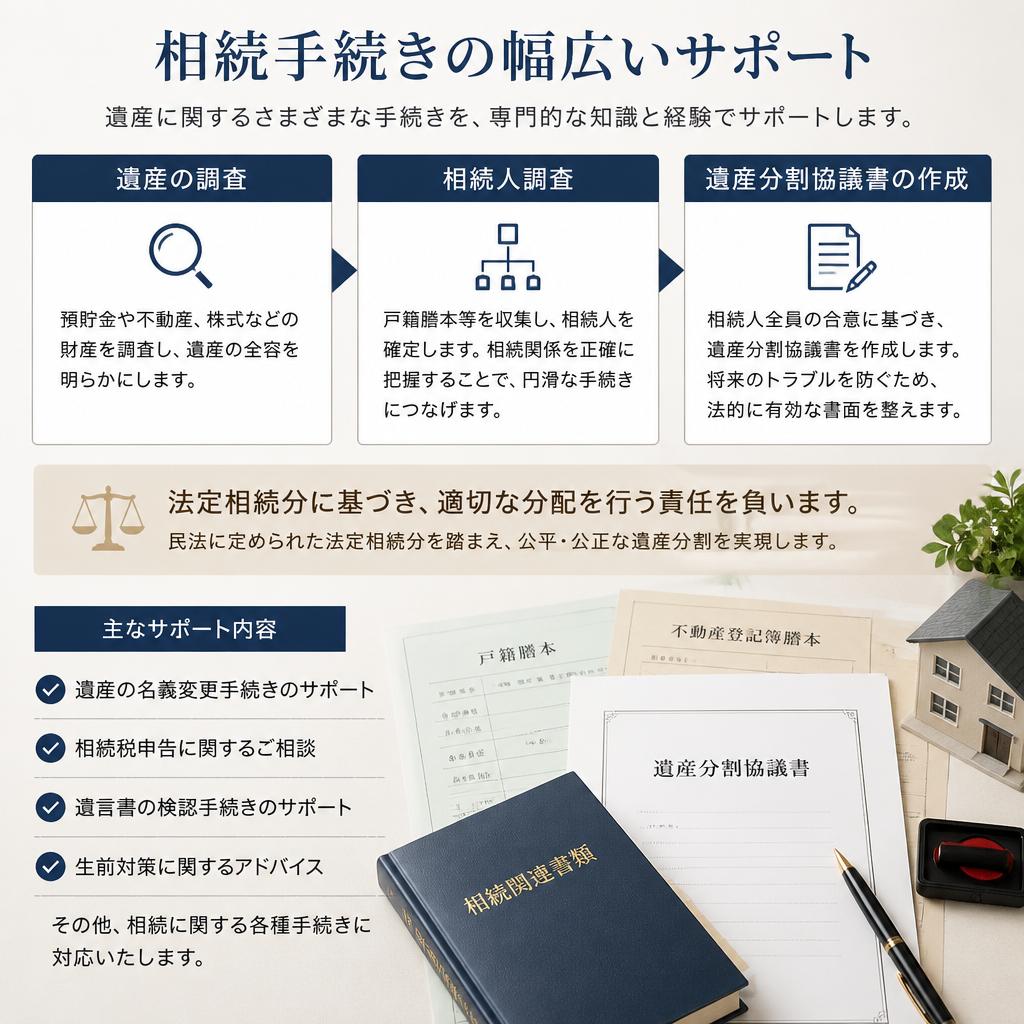 遺言執行者が行うべき手続き