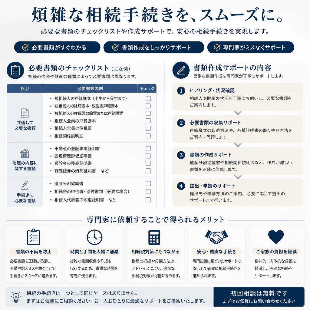 複雑な書類作成をサポート