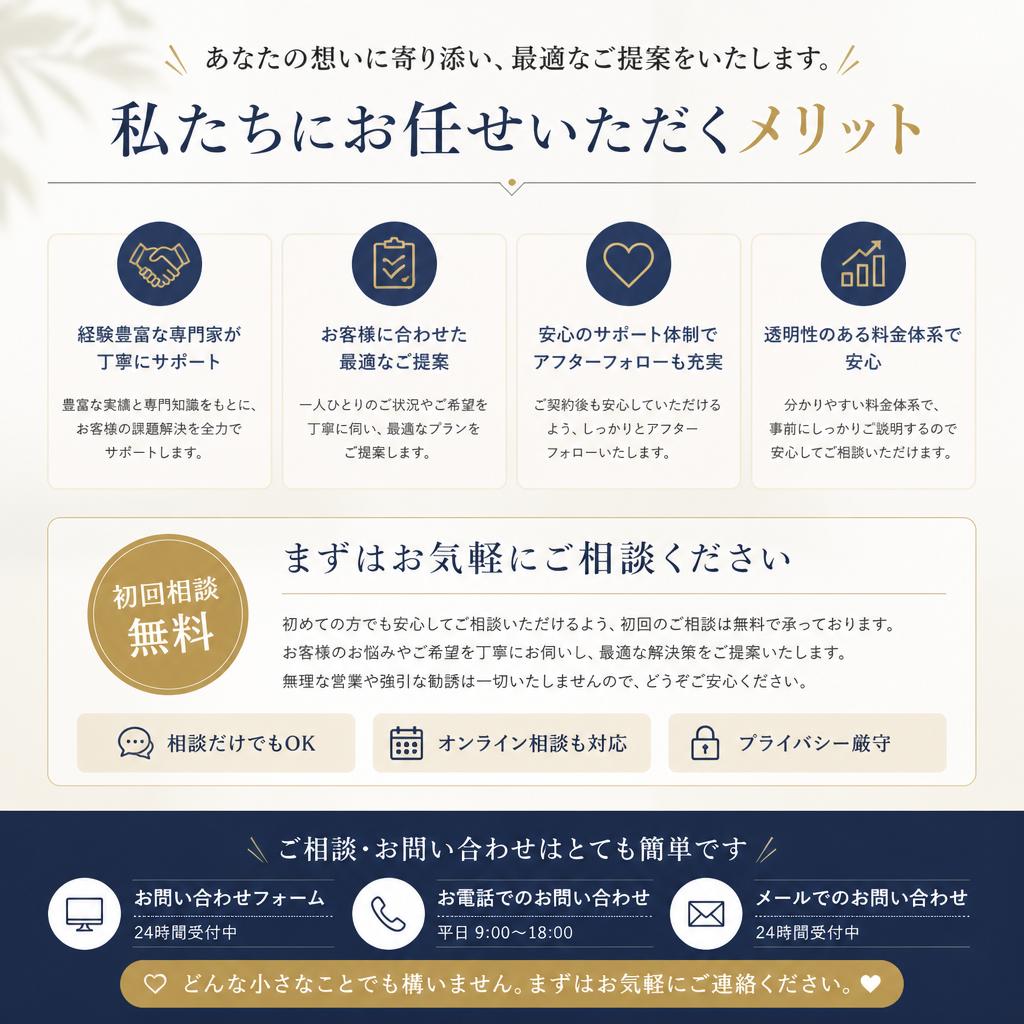 7. お問い合わせはお気軽にどうぞ