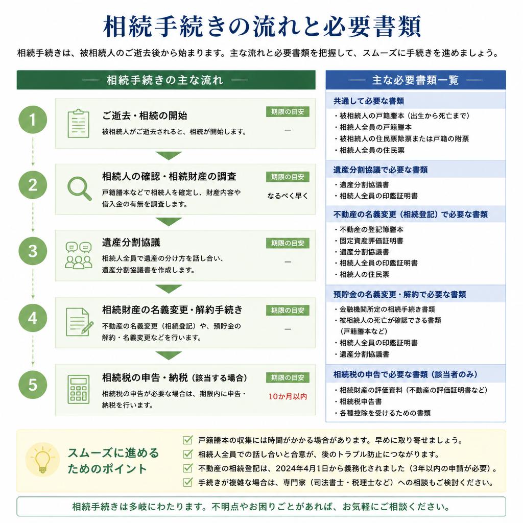5. 相続手続きのフロー