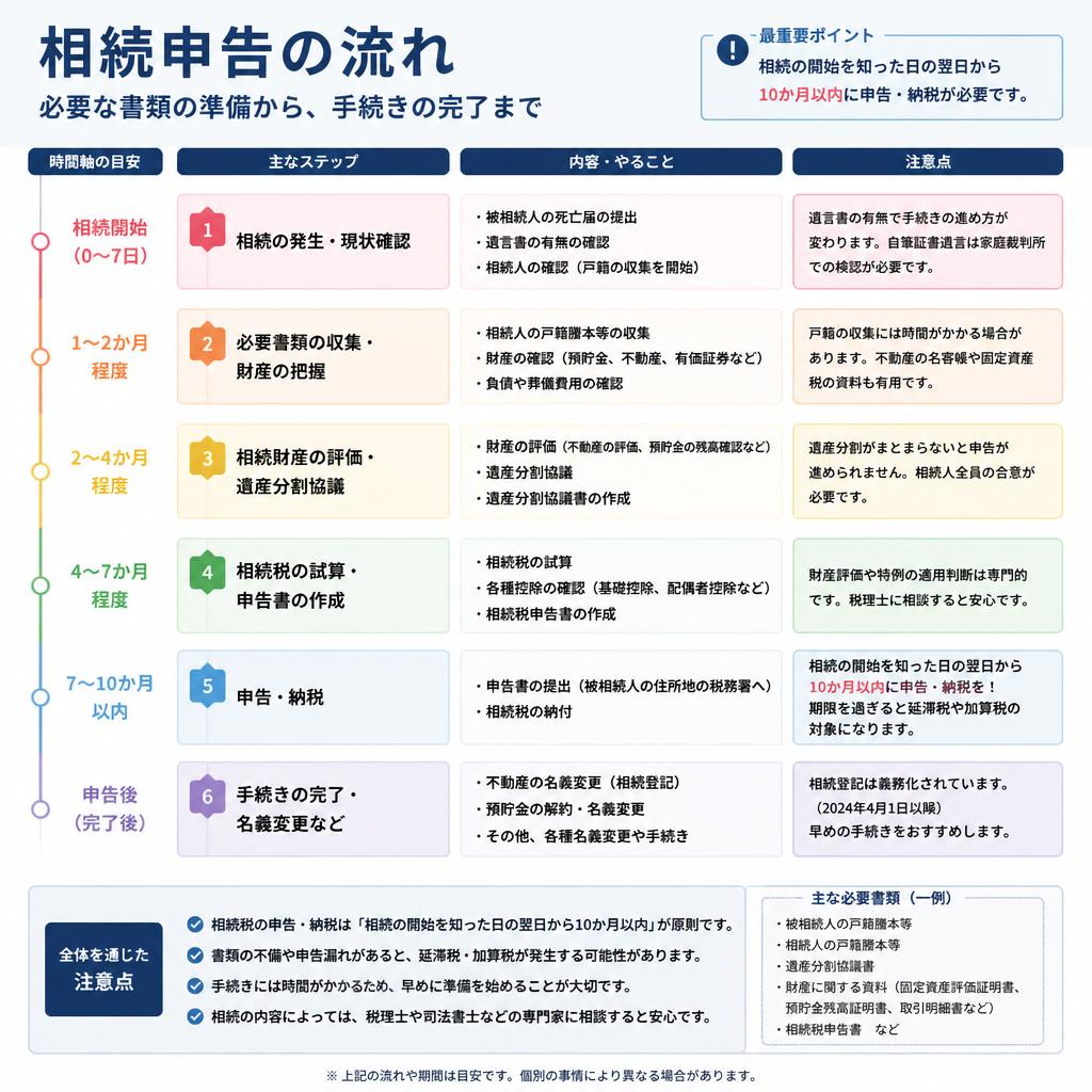 手続きの流れ