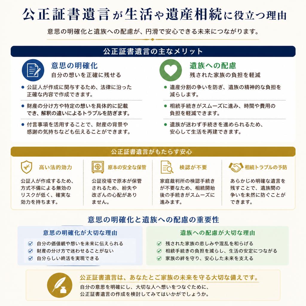 なぜ公正証書遺言が必要なのか？