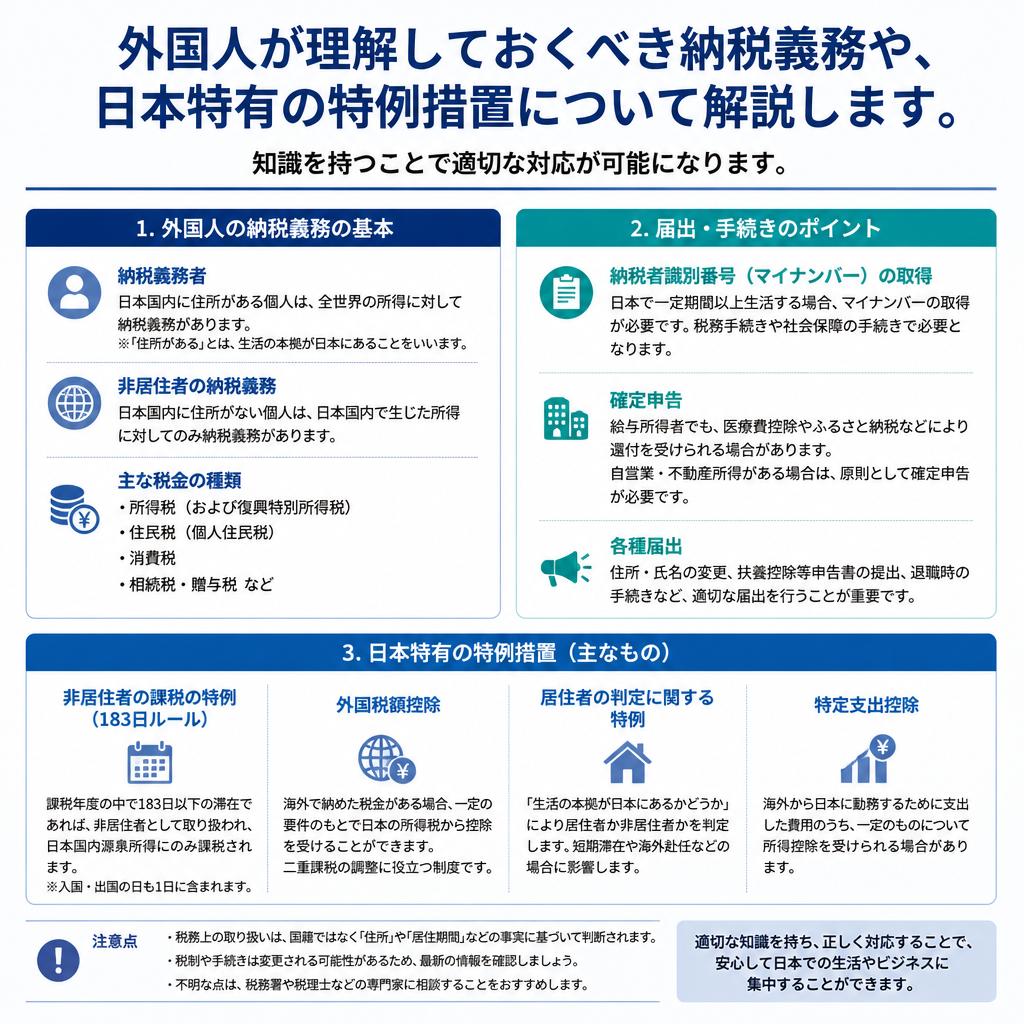 納税義務と特例措置の理解