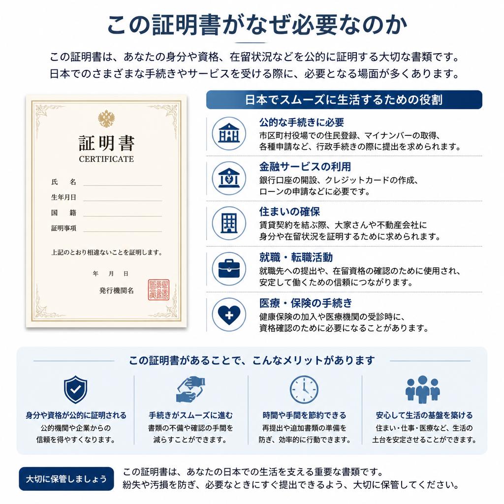 在留資格認定証明書の重要性