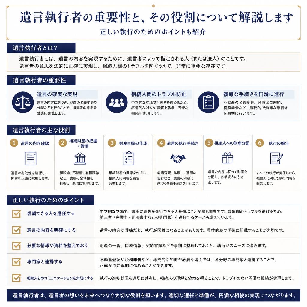 4. 遺言執行者の役割