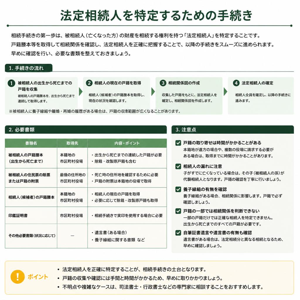 法定相続人の確定