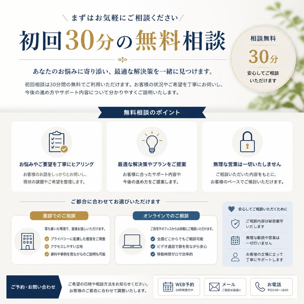4. 無料相談のご案内