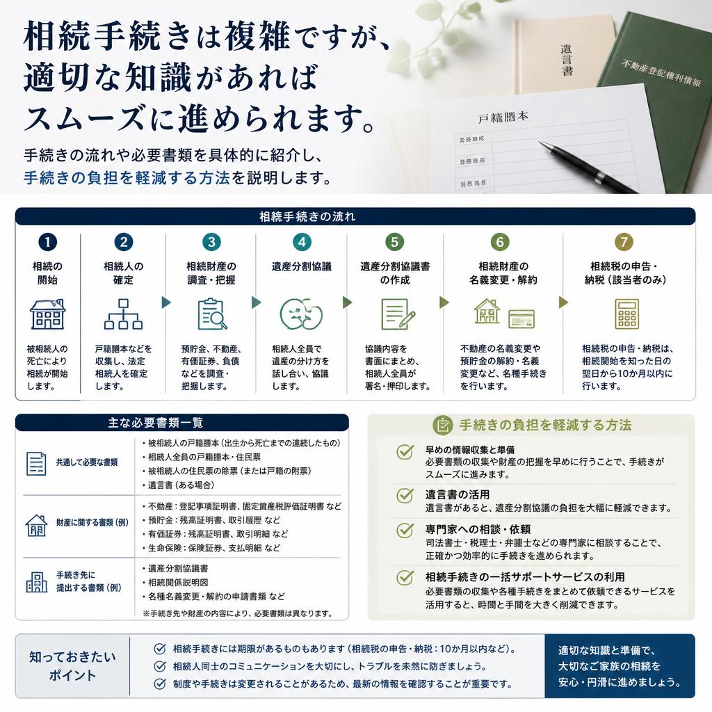 相続手続きの流れ