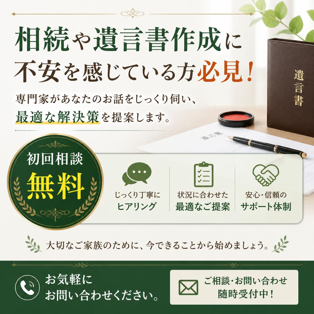 まずは無料相談を！