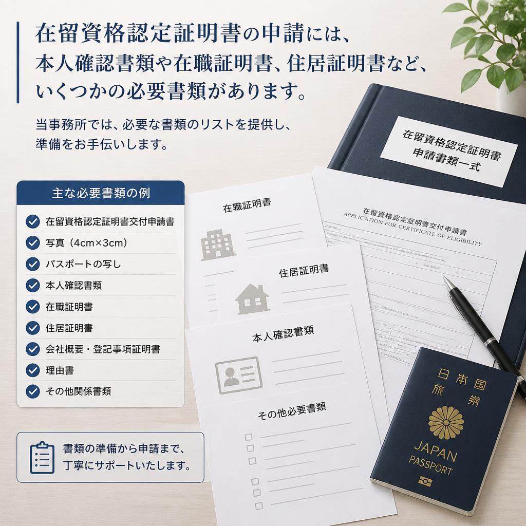 必要な書類について