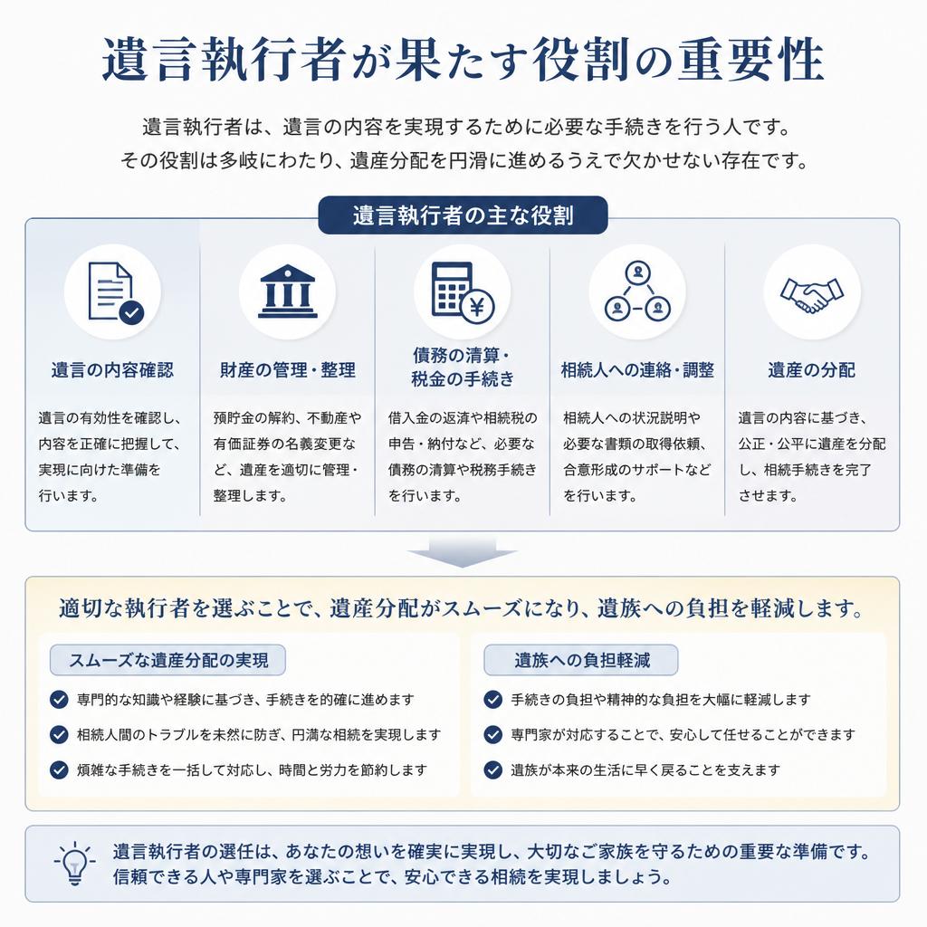 遺言執行者の重要性
