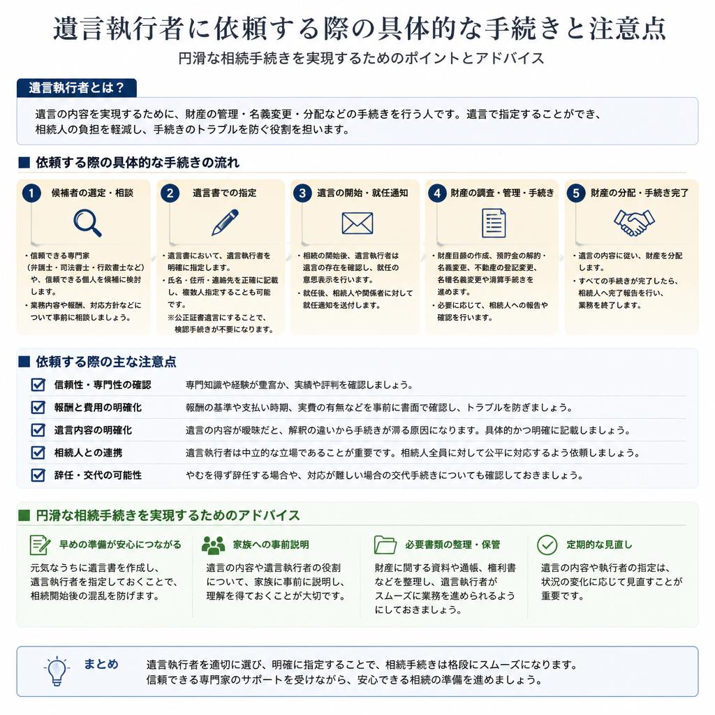 依頼する際の注意点