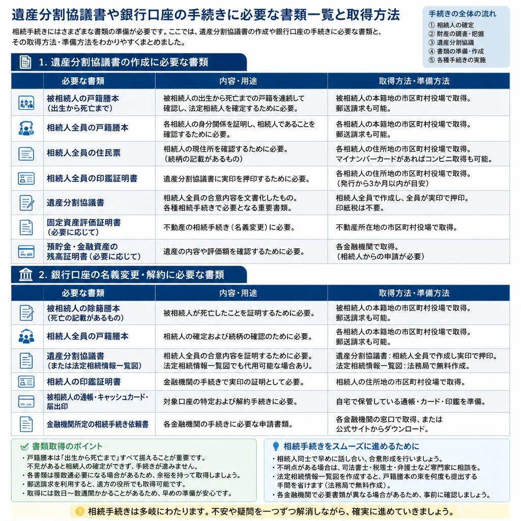 必要な書類と準備 – 事前に知っておくべきこと