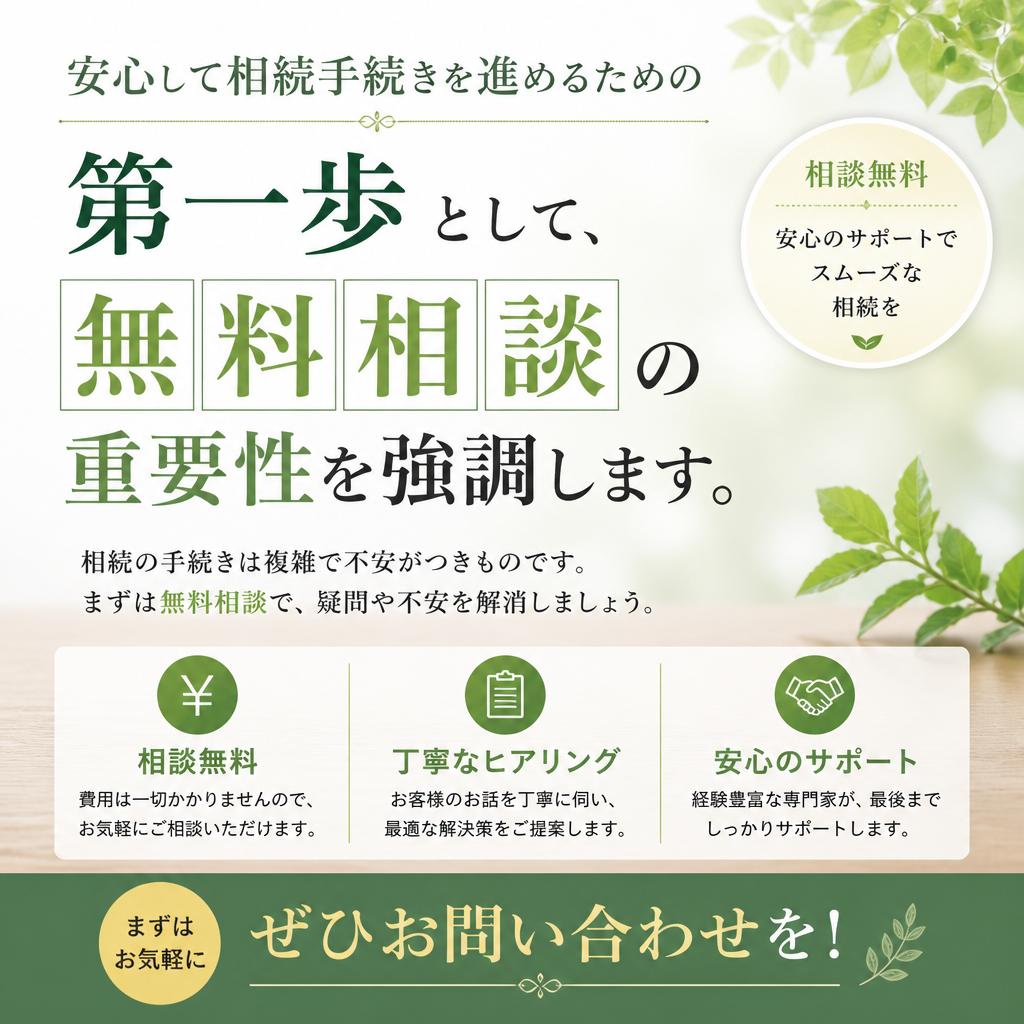 まずは無料相談を！
