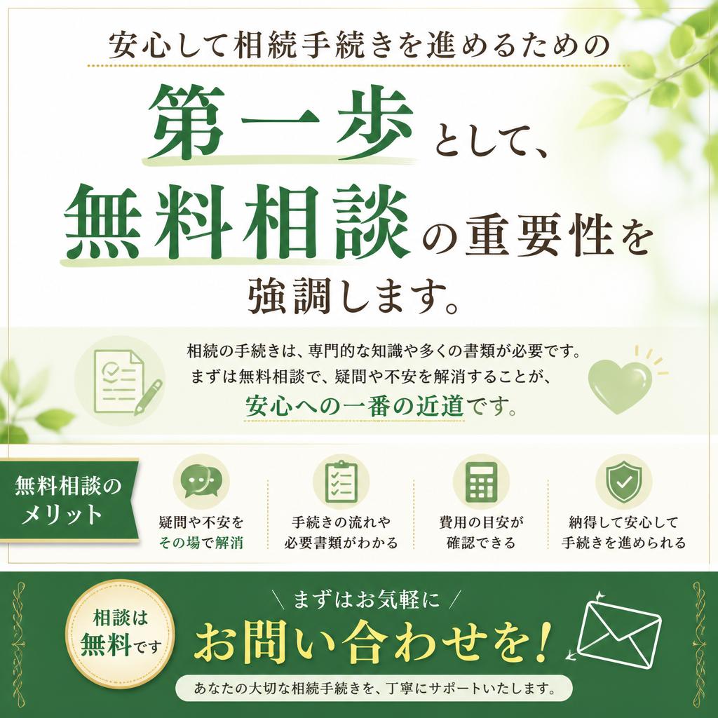 まずは無料相談を！