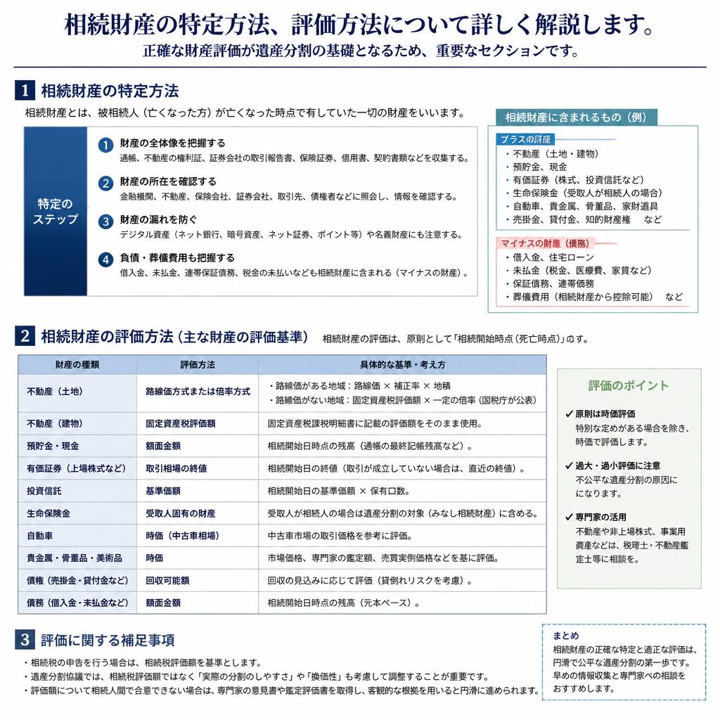 相続財産の調査と評価