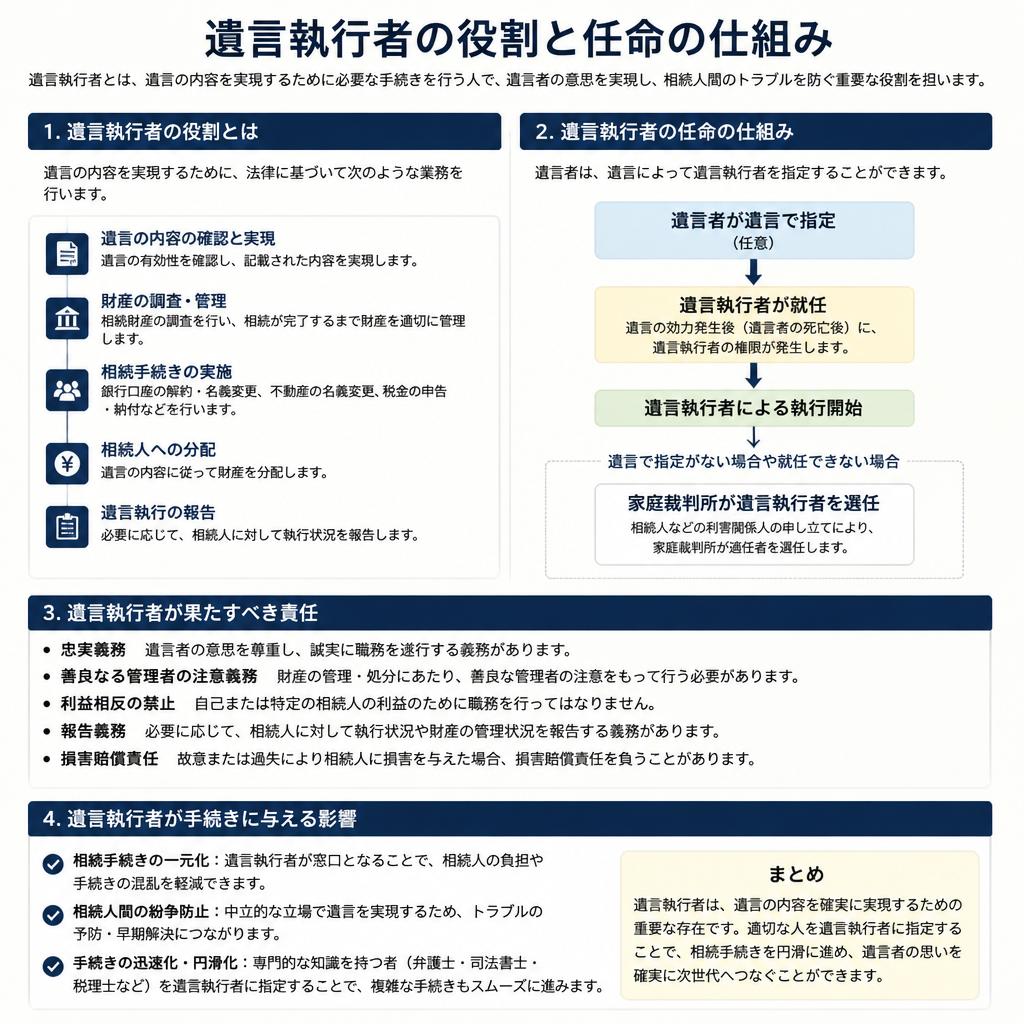 遺言執行者の重要性