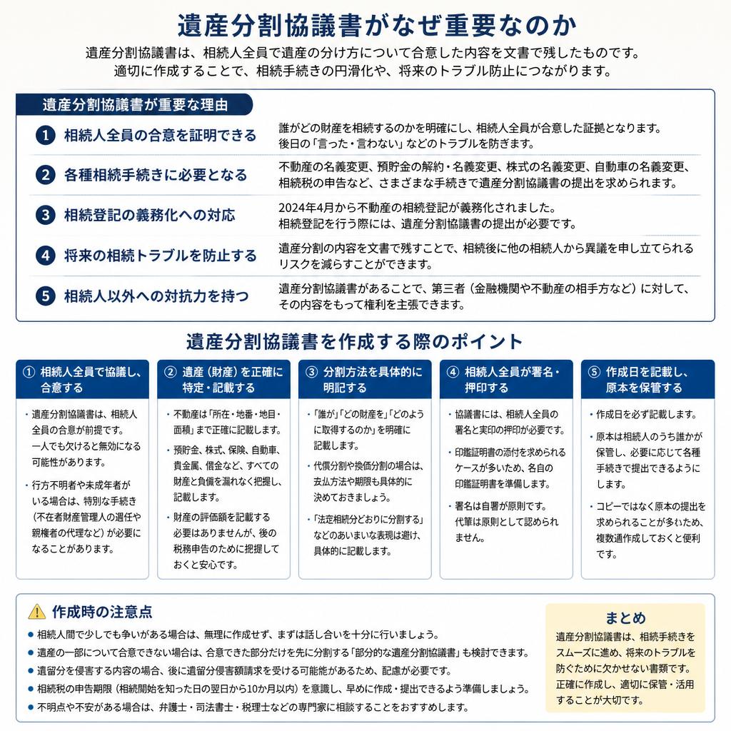 遺産分割協議書の重要性