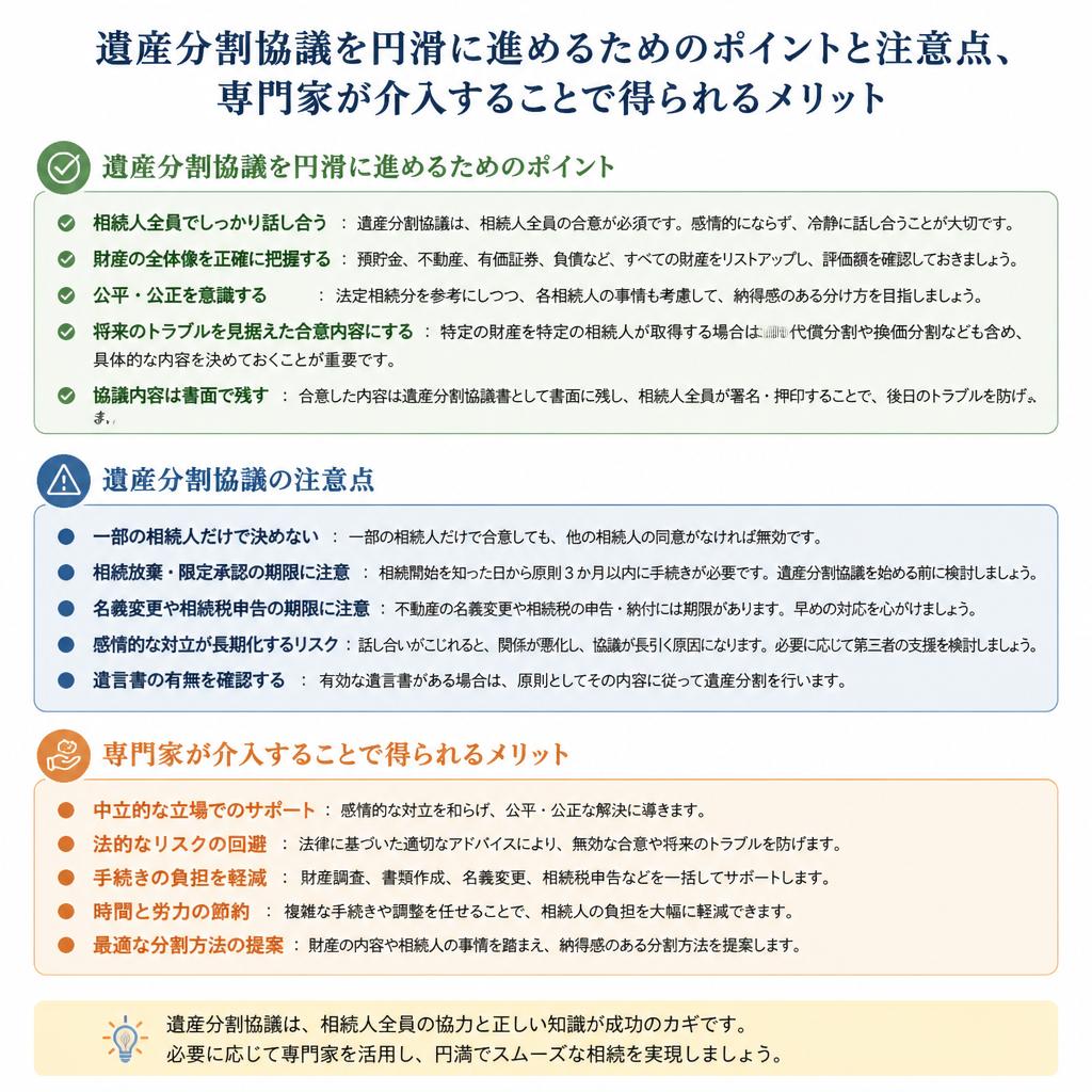 遺産分割協議の進め方