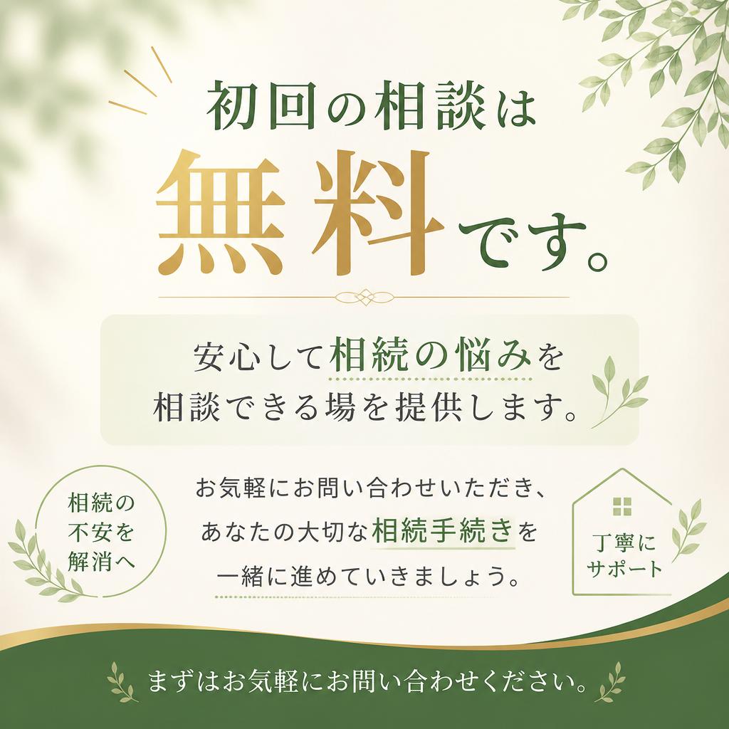 まずは無料相談へ！