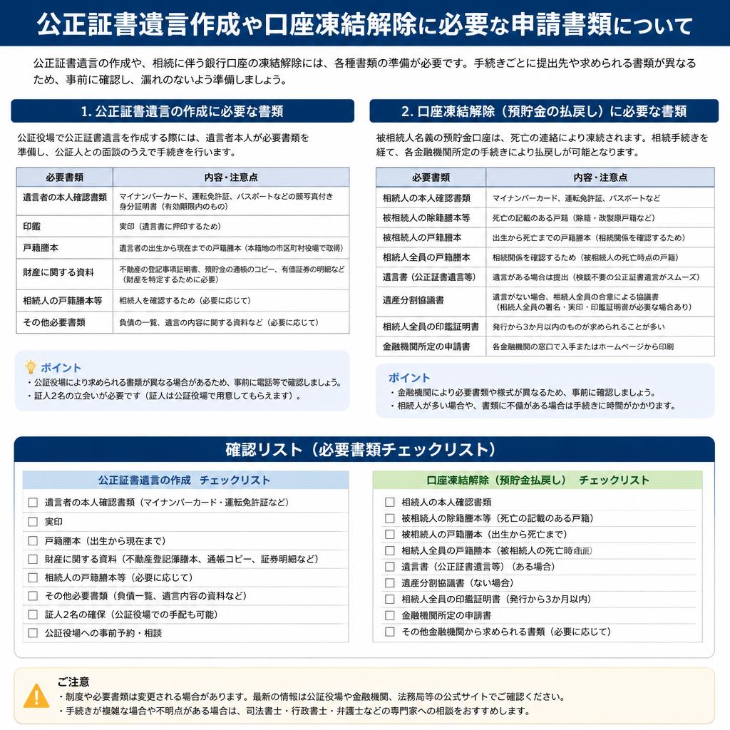 必要な申請書類 – 事前に揃えるべき書類一覧