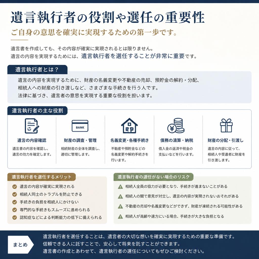 2. 遺言執行者の選任とは？