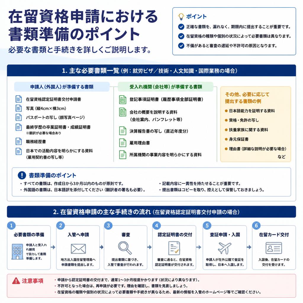 2. 書類準備の重要性