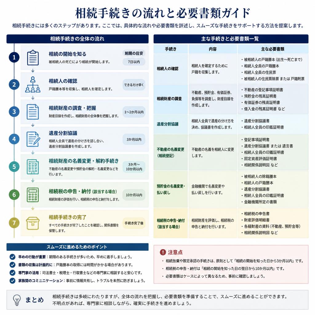相続手続きの流れ