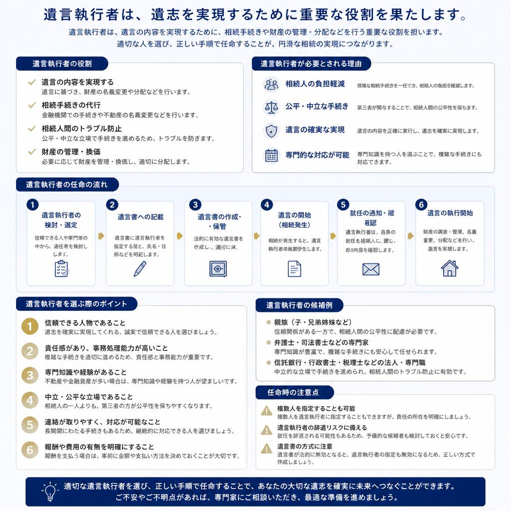 遺言執行者の役割