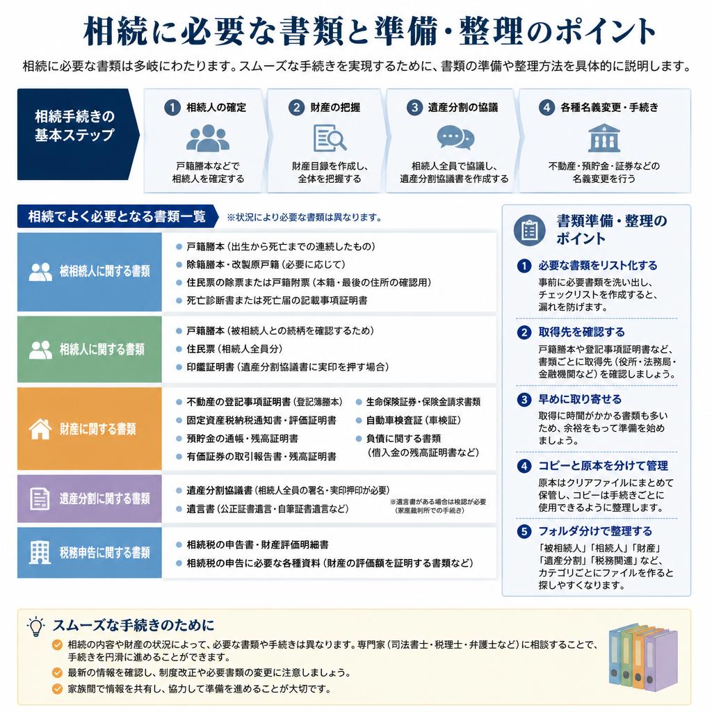 書類の準備と管理方法