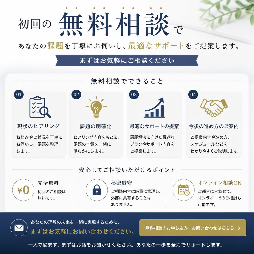 7. 無料相談のご案内