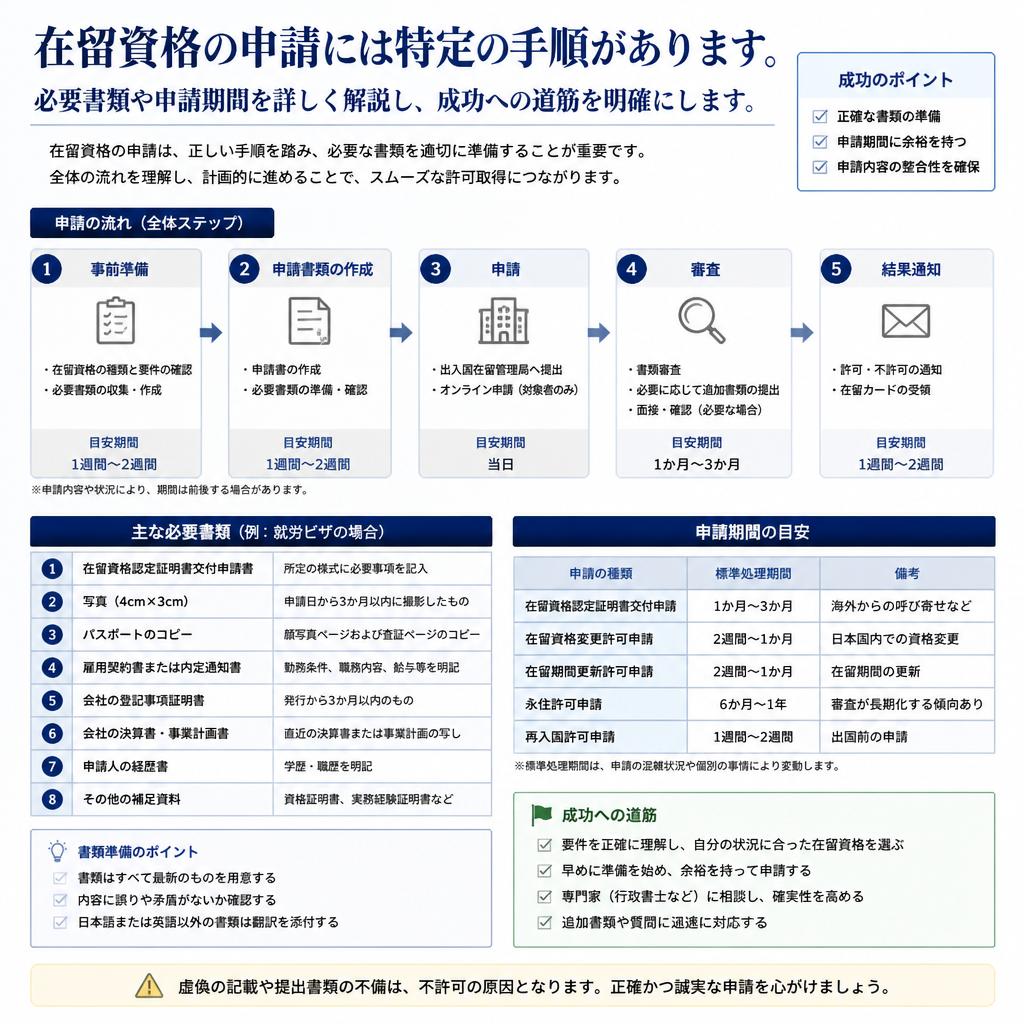 申請プロセスの解説