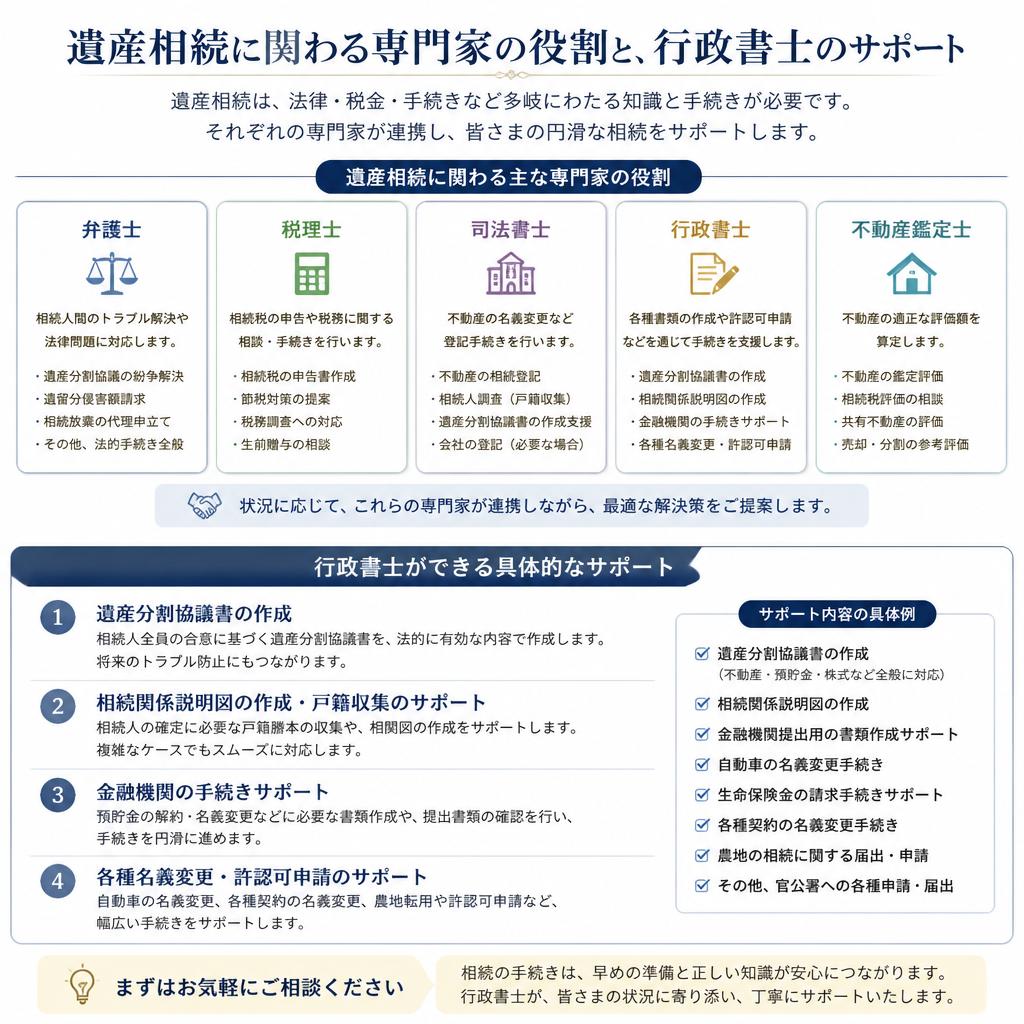 5. 相談するべき専門家の役割