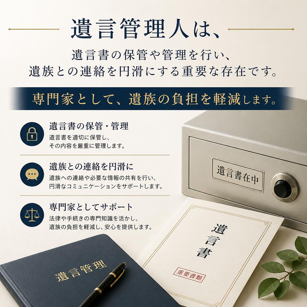 遺言管理人が果たす役割