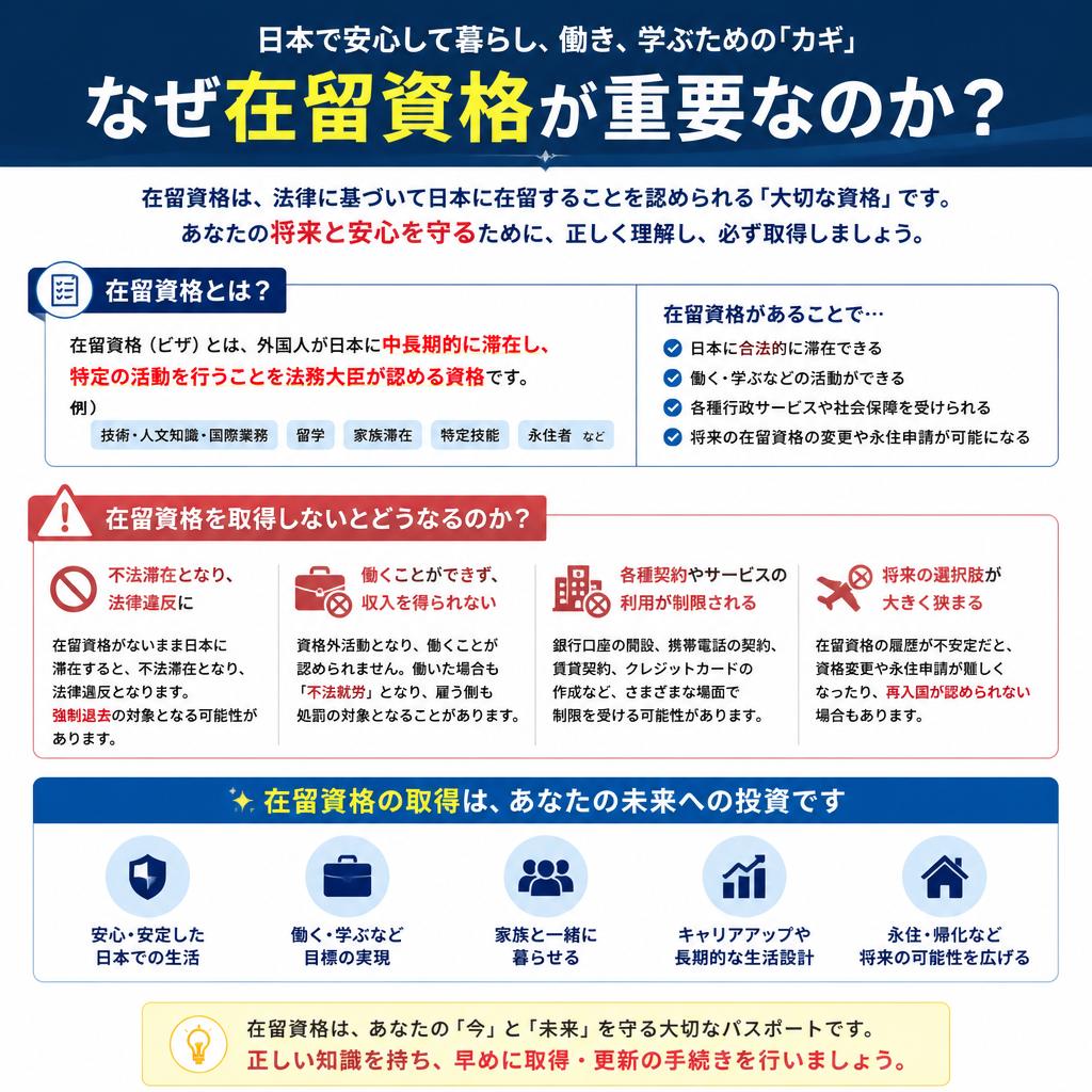 在留資格取得の重要性