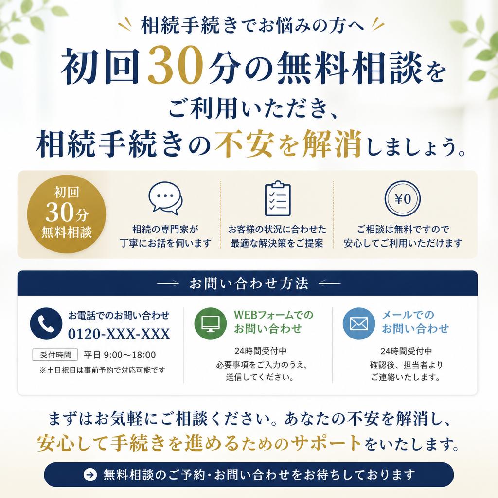 7. まずは無料相談へ
