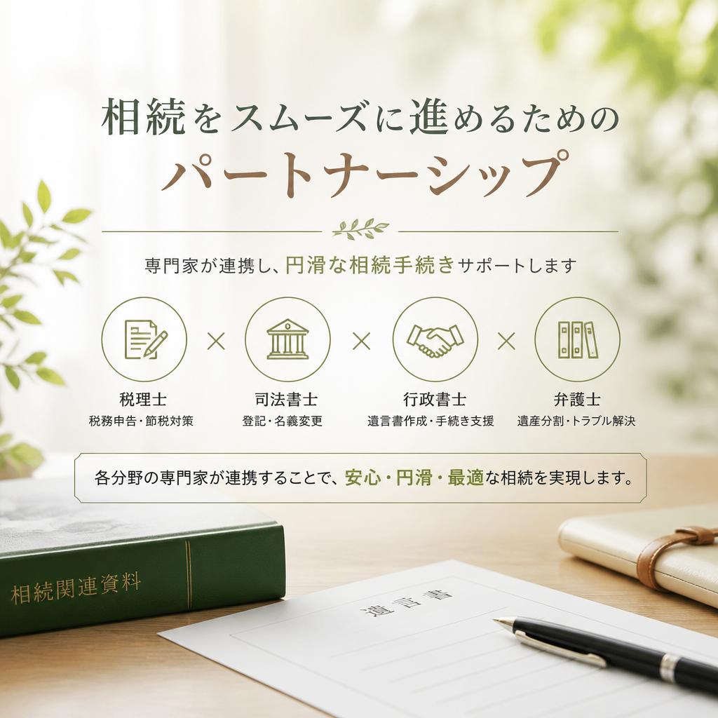 相続をスムーズに進めるためのパートナーシップ