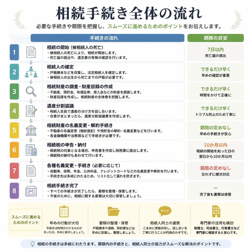 2. 遺産相続の流れ