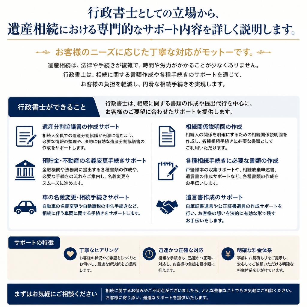 遺産相続の専門家としての役割