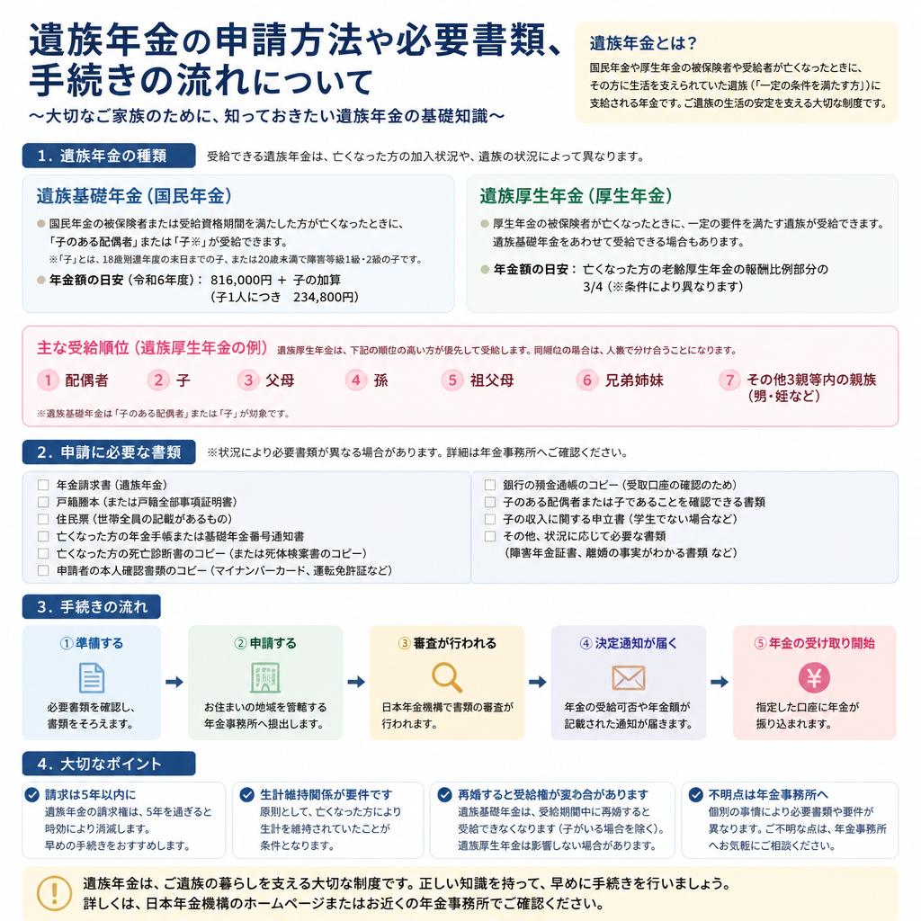 遺族年金の手続きサポート