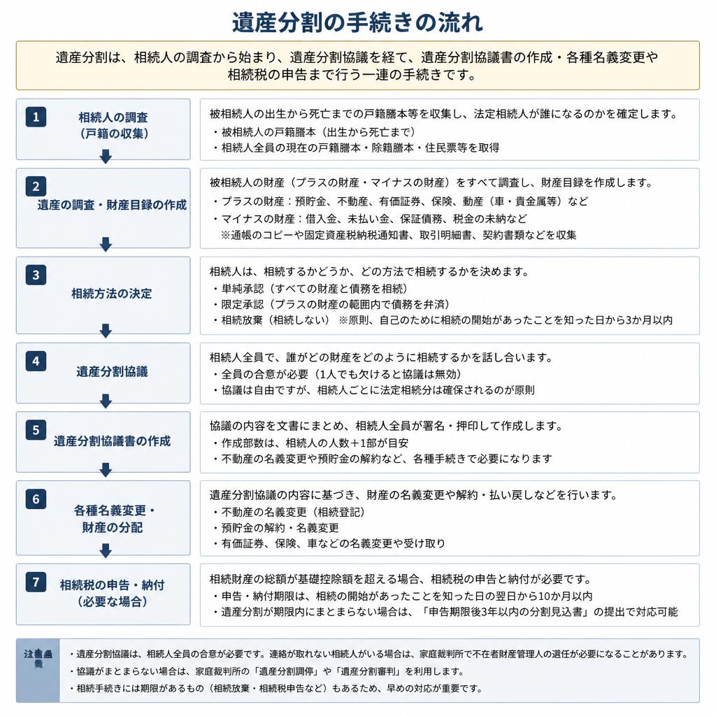 手続きの流れ