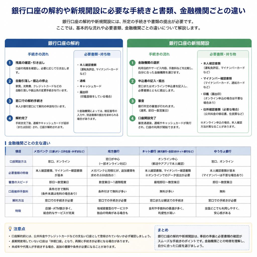 4. 銀行口座開設の手続きと注意点