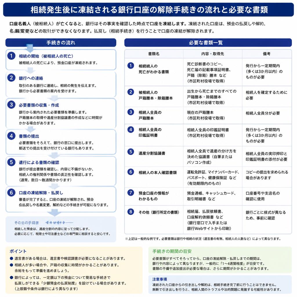 5. 凍結解除の手続きについて