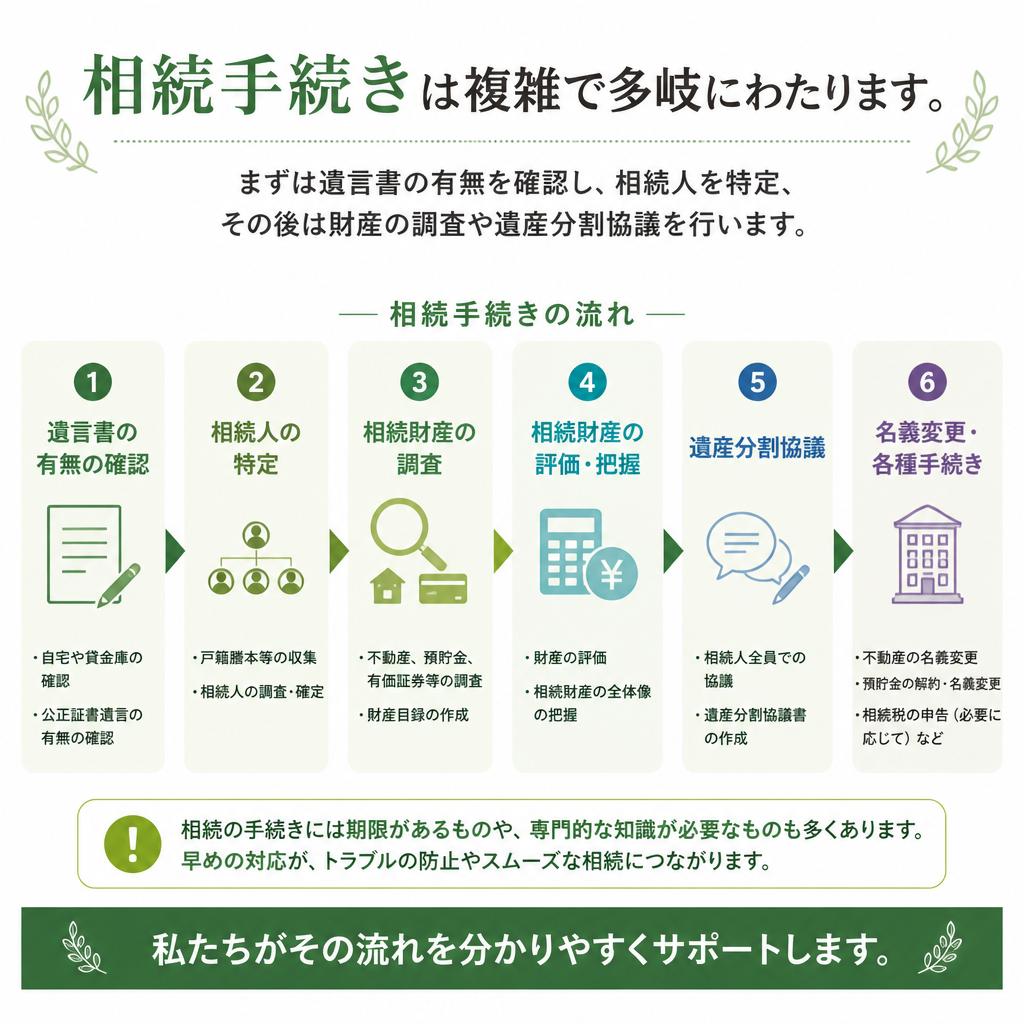 相続手続きの流れ