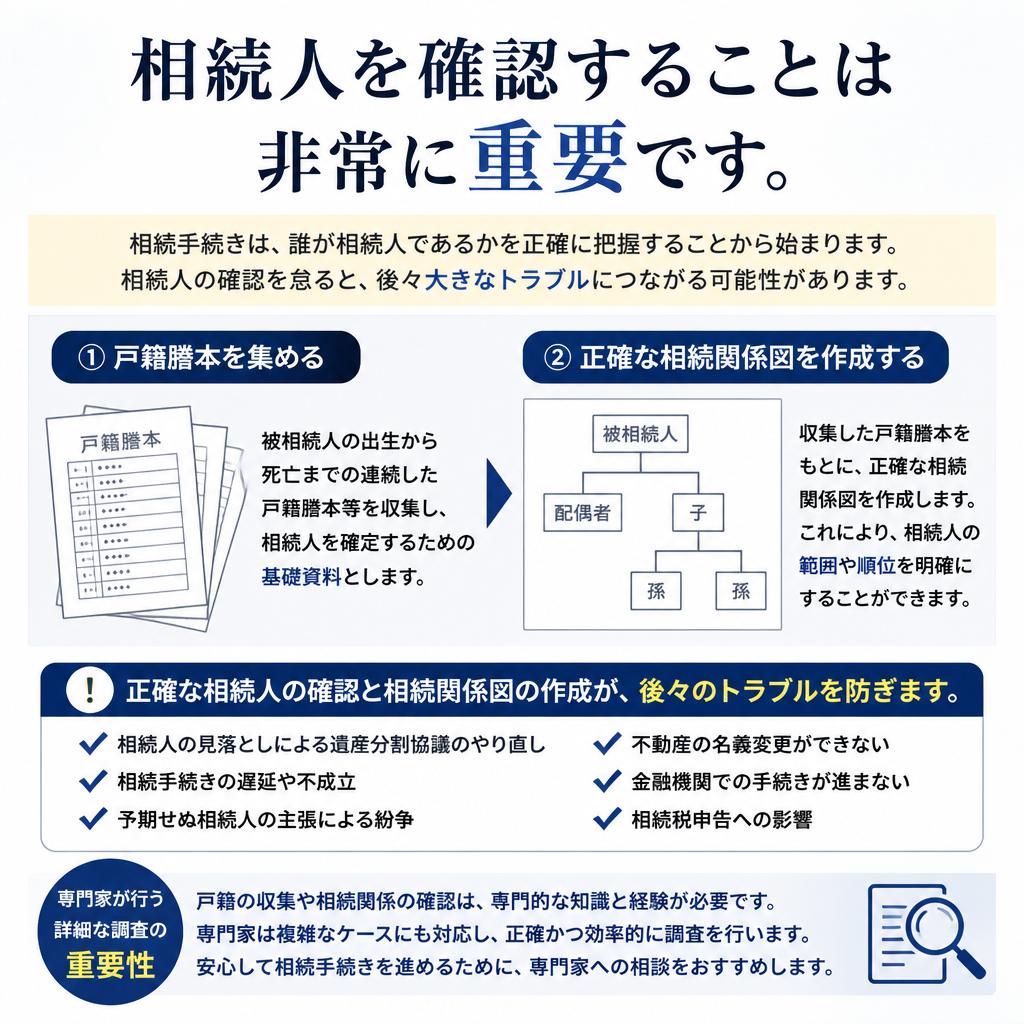 相続人の確認と調査