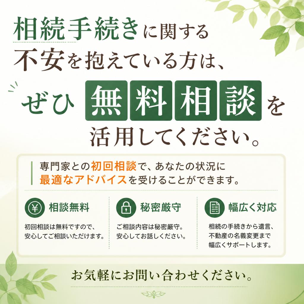 まずは無料相談から