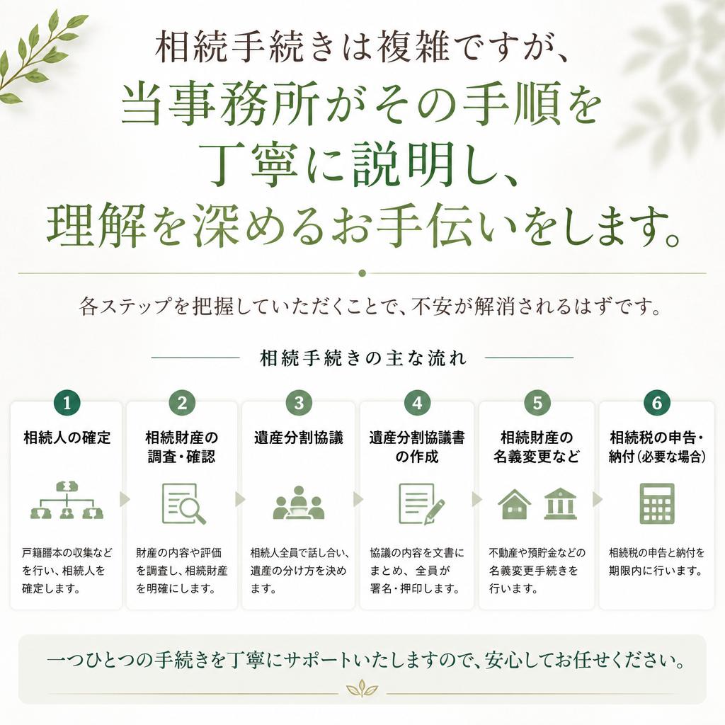 相続手続きの流れ