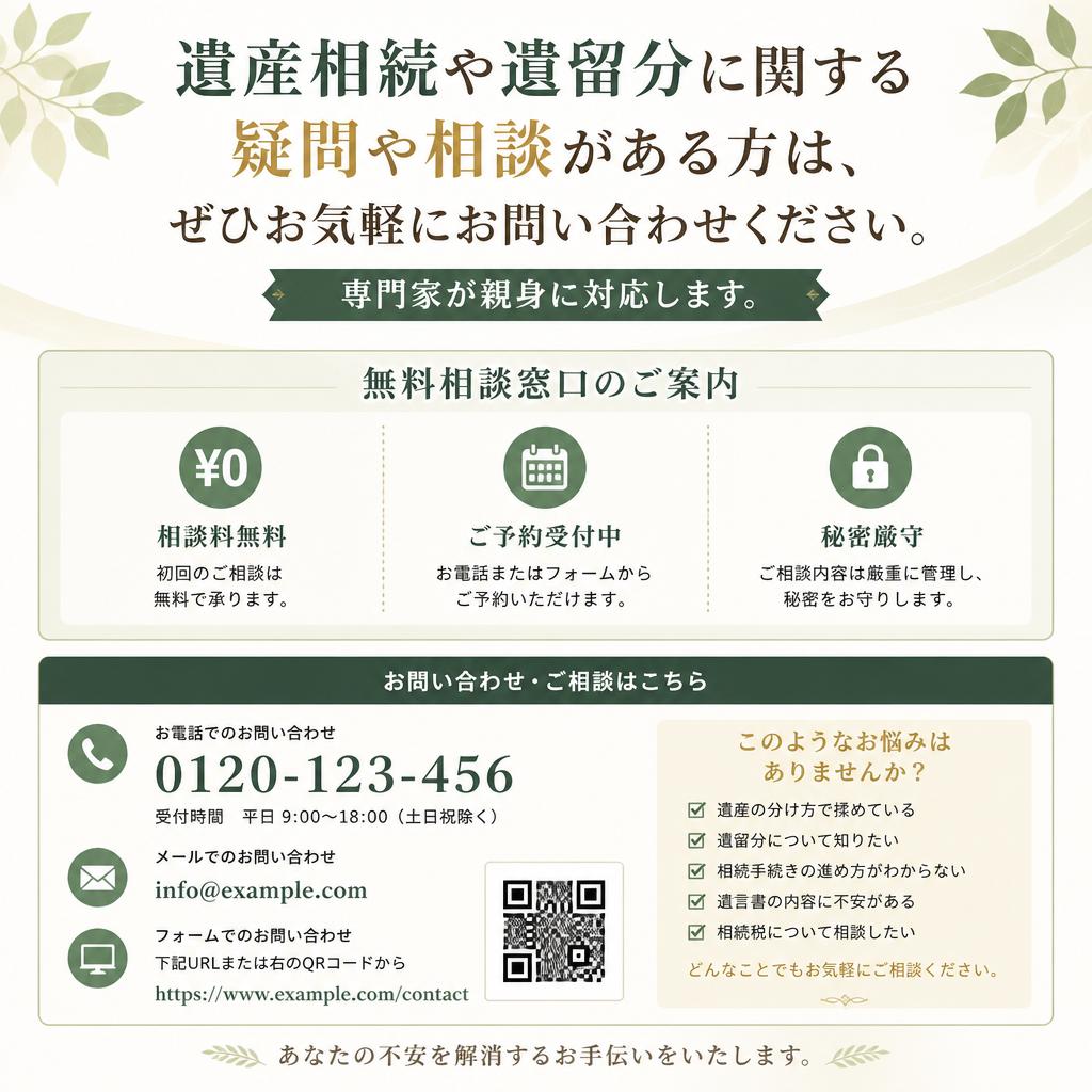 7. お問い合わせはこちらから！