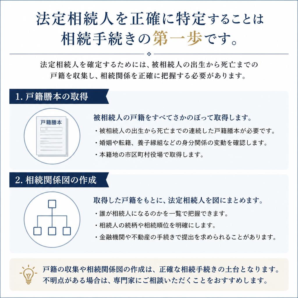 法定相続人の確認