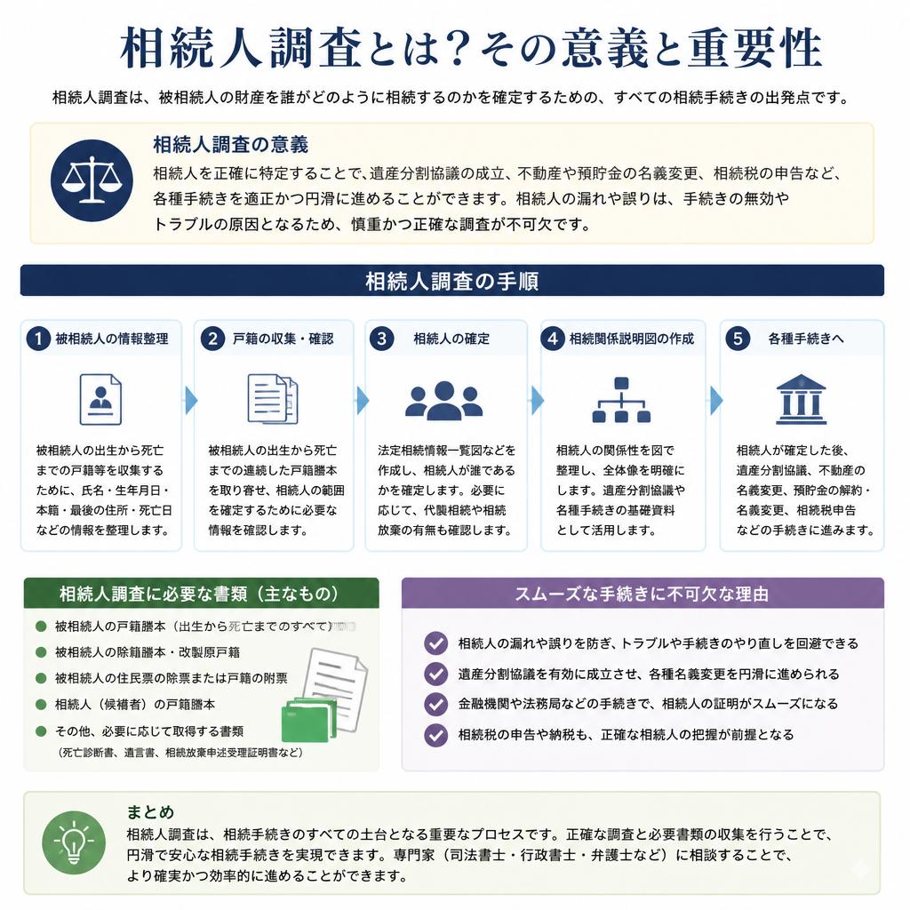 相続人調査とその重要性